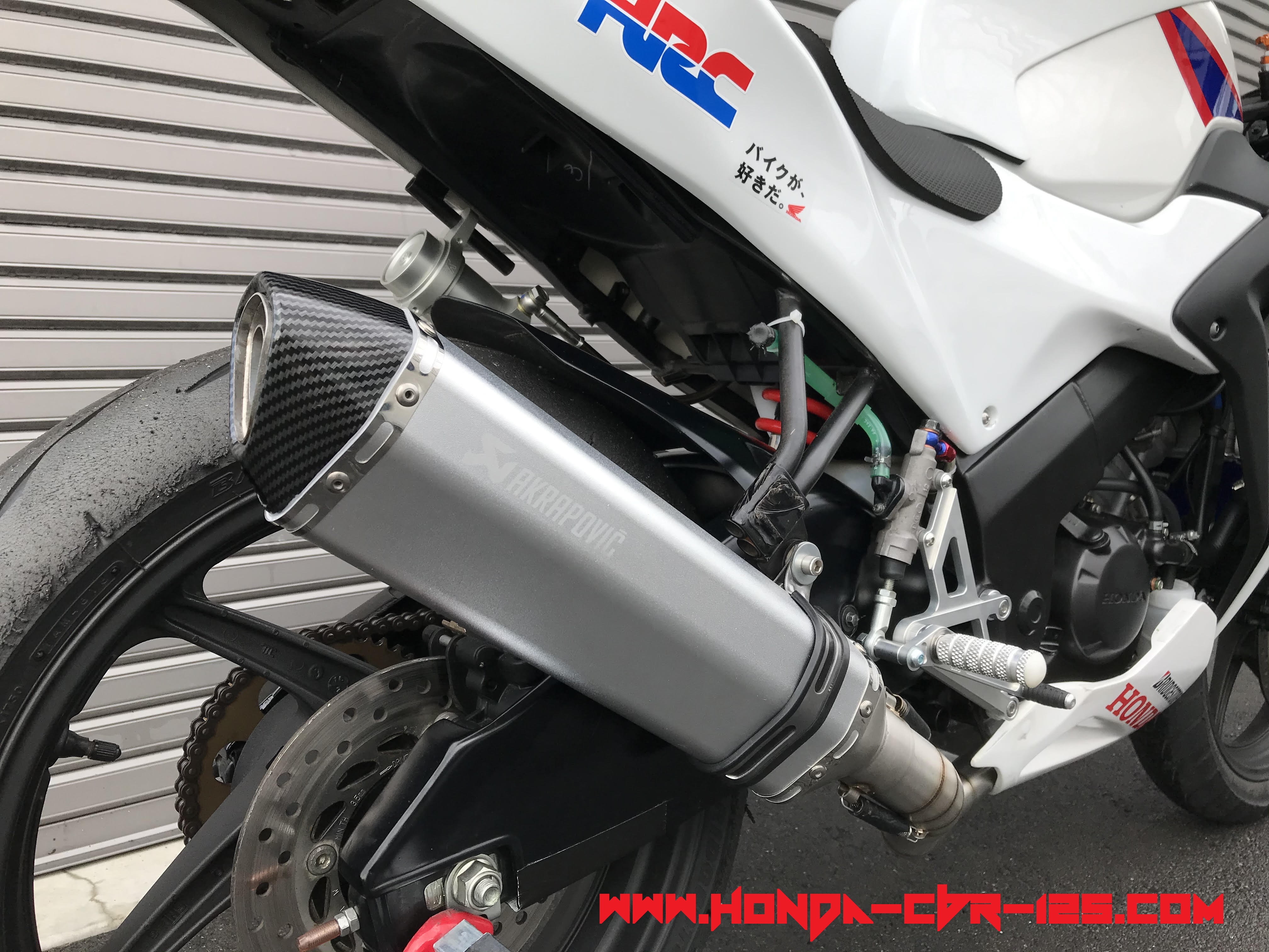 honda cbr 125 r exhaust